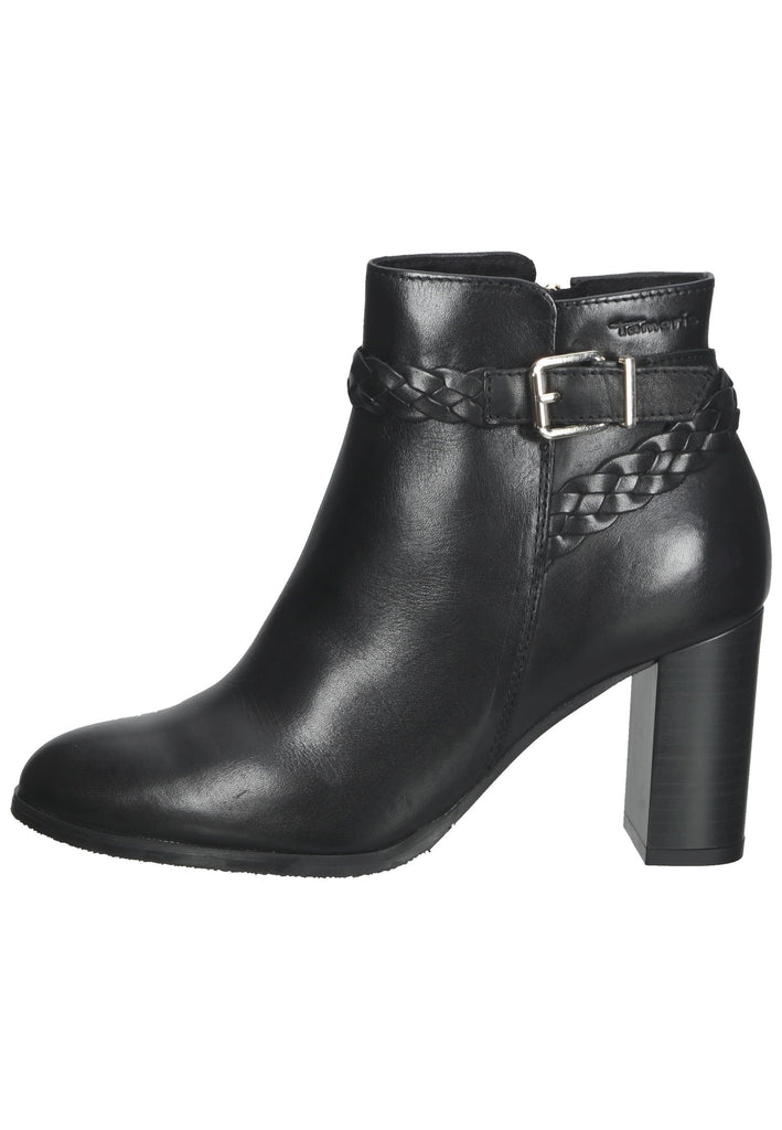 Tamaris Stiefelette Leder Schwarz - surf4shoes