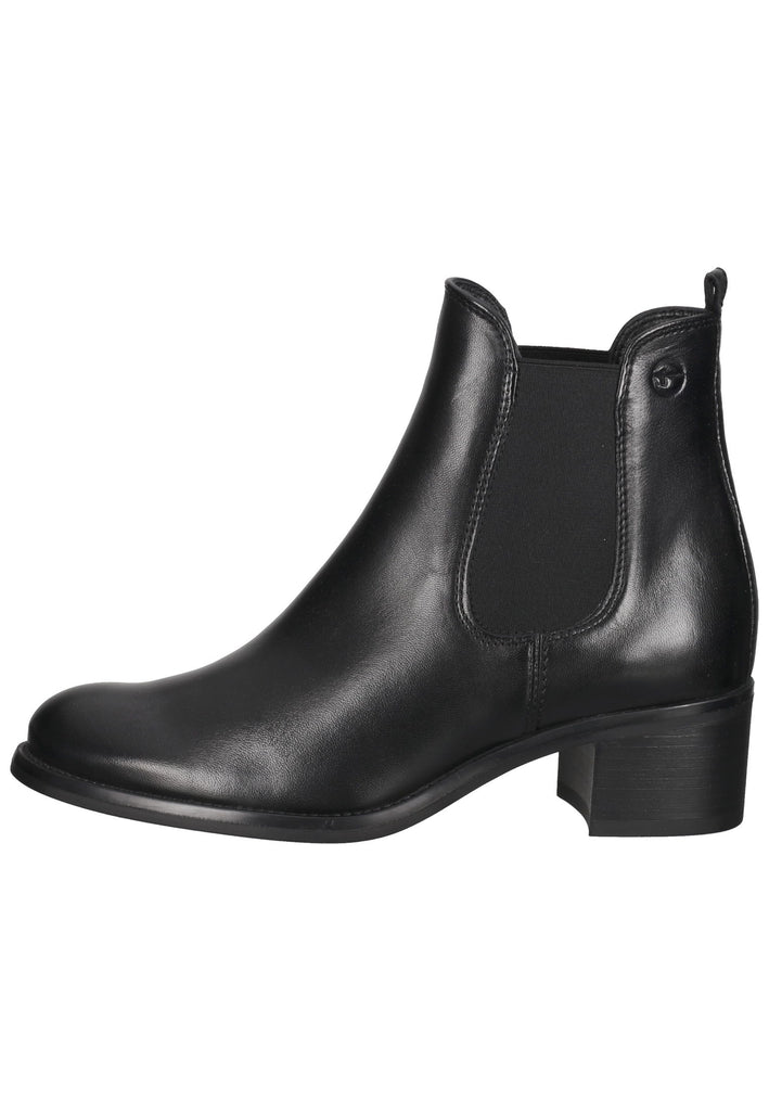 Tamaris Stiefelette Leder/Textil Schwarz - surf4shoes