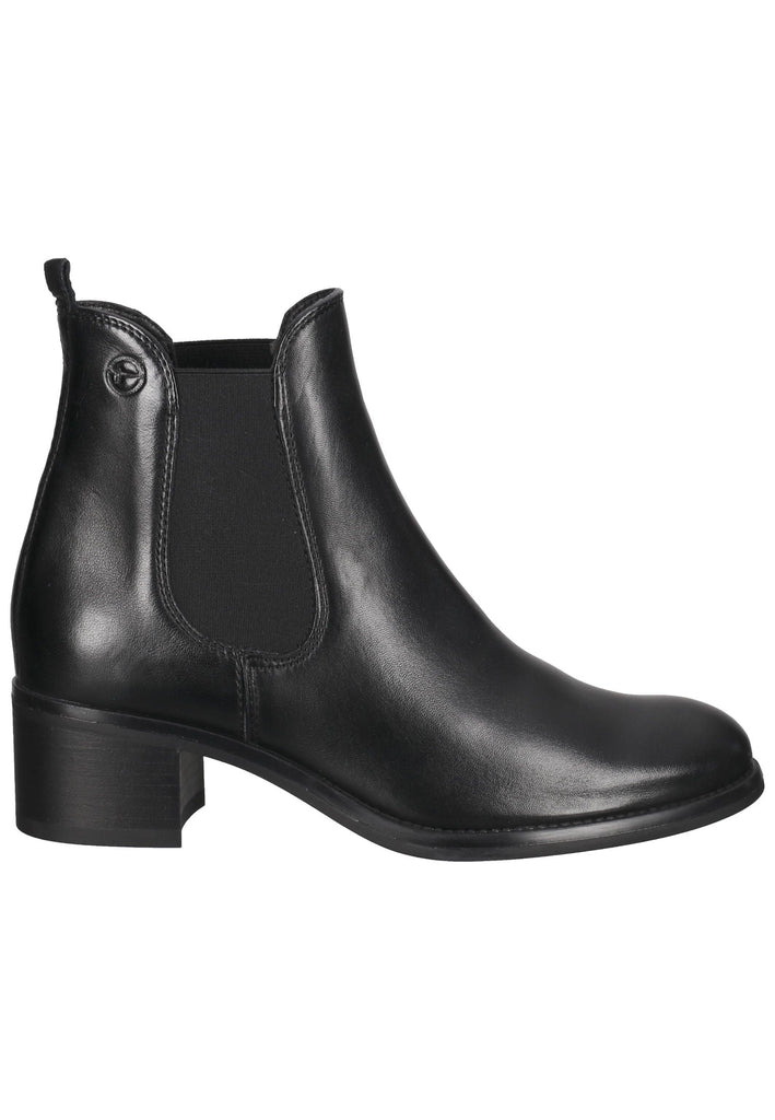 Tamaris Stiefelette Leder/Textil Schwarz - surf4shoes