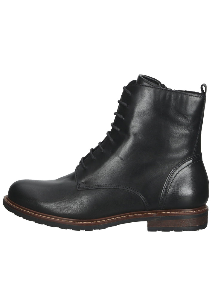 Tamaris Stiefelette Leder Schwarz - surf4shoes