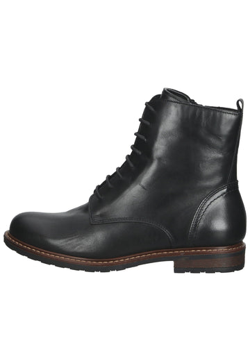 Tamaris Stiefelette Leder Schwarz - surf4shoes