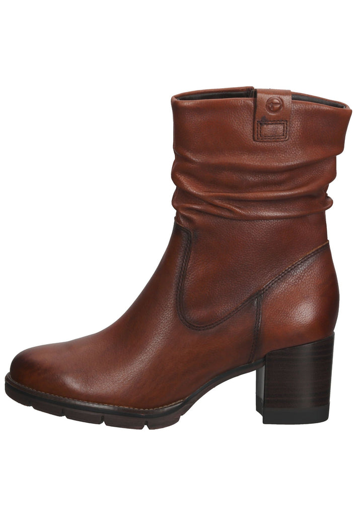Tamaris Stiefelette Leder Cognac - surf4shoes