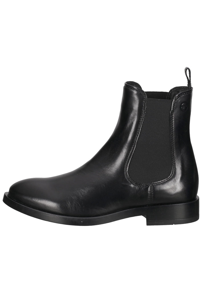 Tamaris Stiefelette Leder/Textil Schwarz - surf4shoes