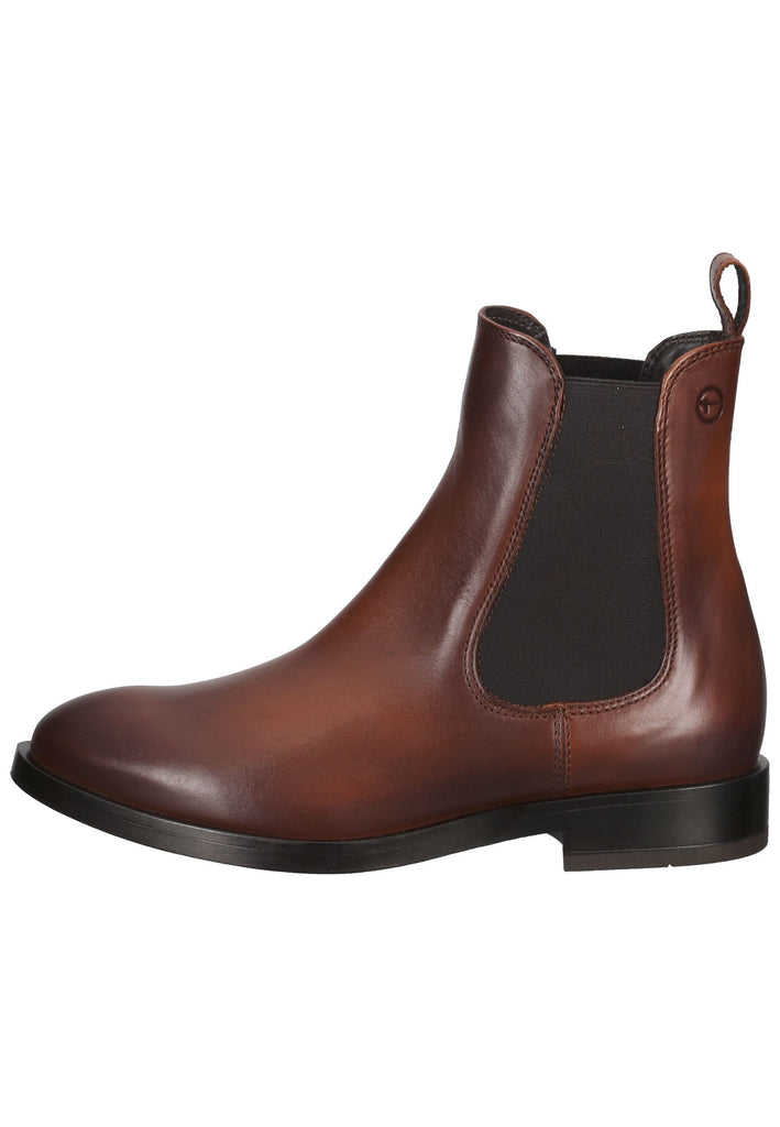 Tamaris Stiefelette Leder/Textil Cognac - surf4shoes