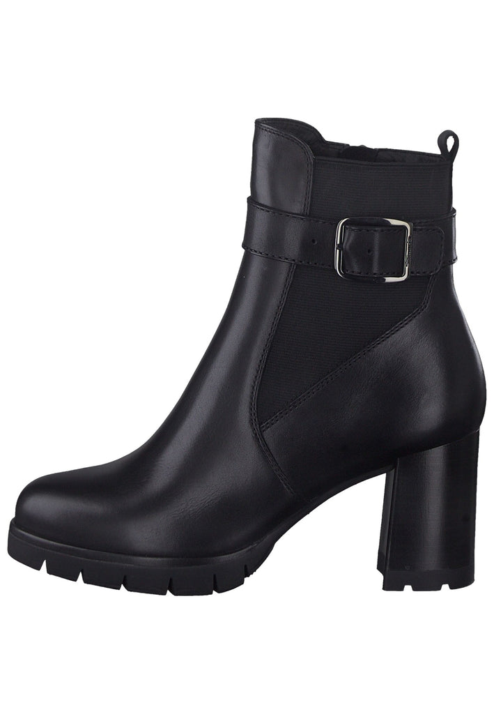 Tamaris Stiefelette Leder/Textil Schwarz - surf4shoes