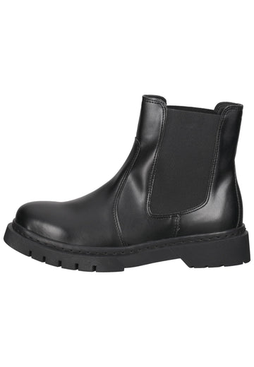 Tamaris Stiefelette Lederimitat Schwarz - surf4shoes