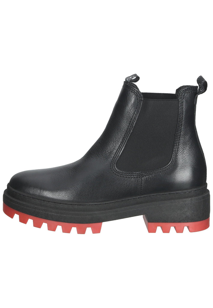 Tamaris Stiefelette Leder Schwarz - surf4shoes