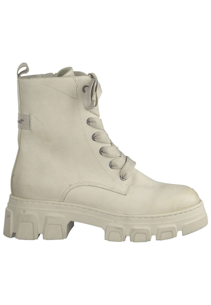 Tamaris Stiefelette Leder Ivory - surf4shoes