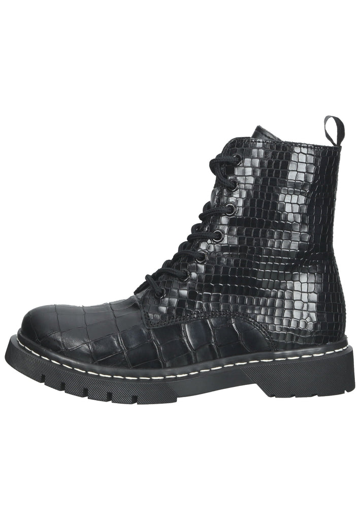 Tamaris Stiefelette Leder Schwarz - surf4shoes