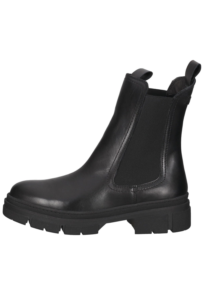 Tamaris Stiefelette Leder schwarz - surf4shoes
