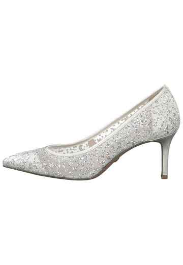 Tamaris Pumps Textil Ivory - surf4shoes