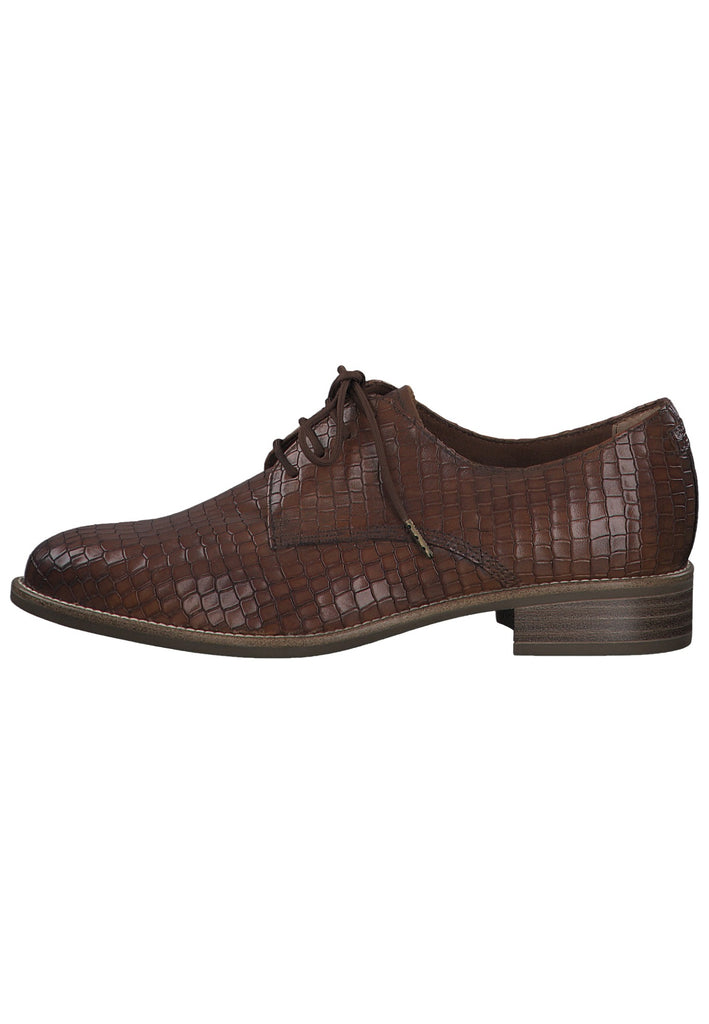 Tamaris Halbschuhe Leder Nuss - surf4shoes