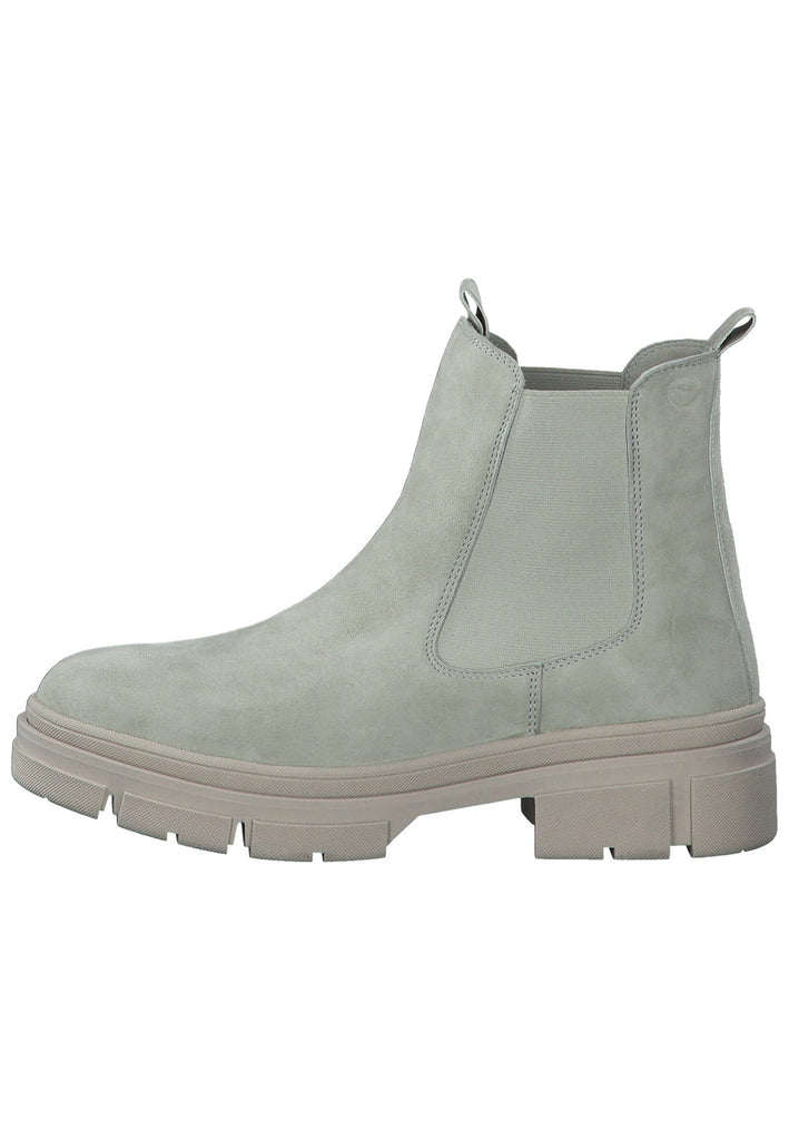 Tamaris Stiefelette Leder/Textil Grün - surf4shoes
