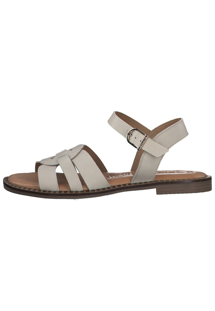 Tamaris Sandalen Leder Ivory - surf4shoes