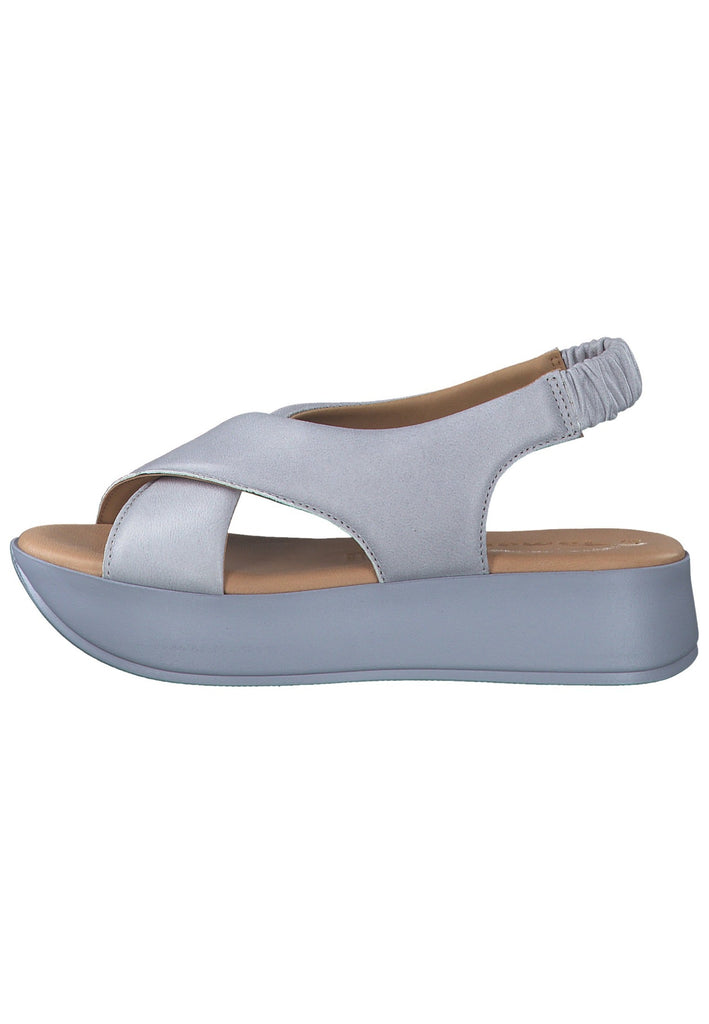 Tamaris Sandalen Leder Hellblau - surf4shoes
