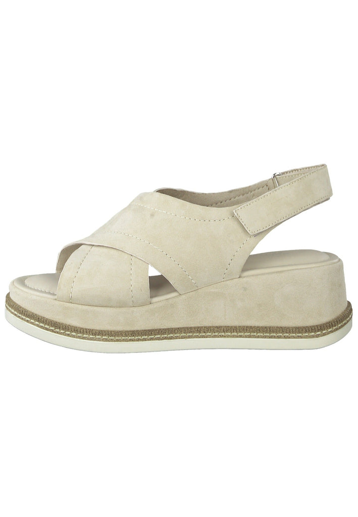 Tamaris Sandalen Leder Ivory - surf4shoes