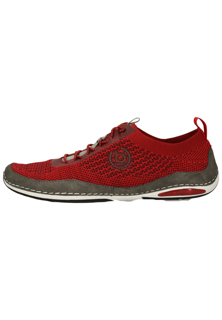 Bugatti Halbschuhe Textil Dunkelrot - surf4shoes