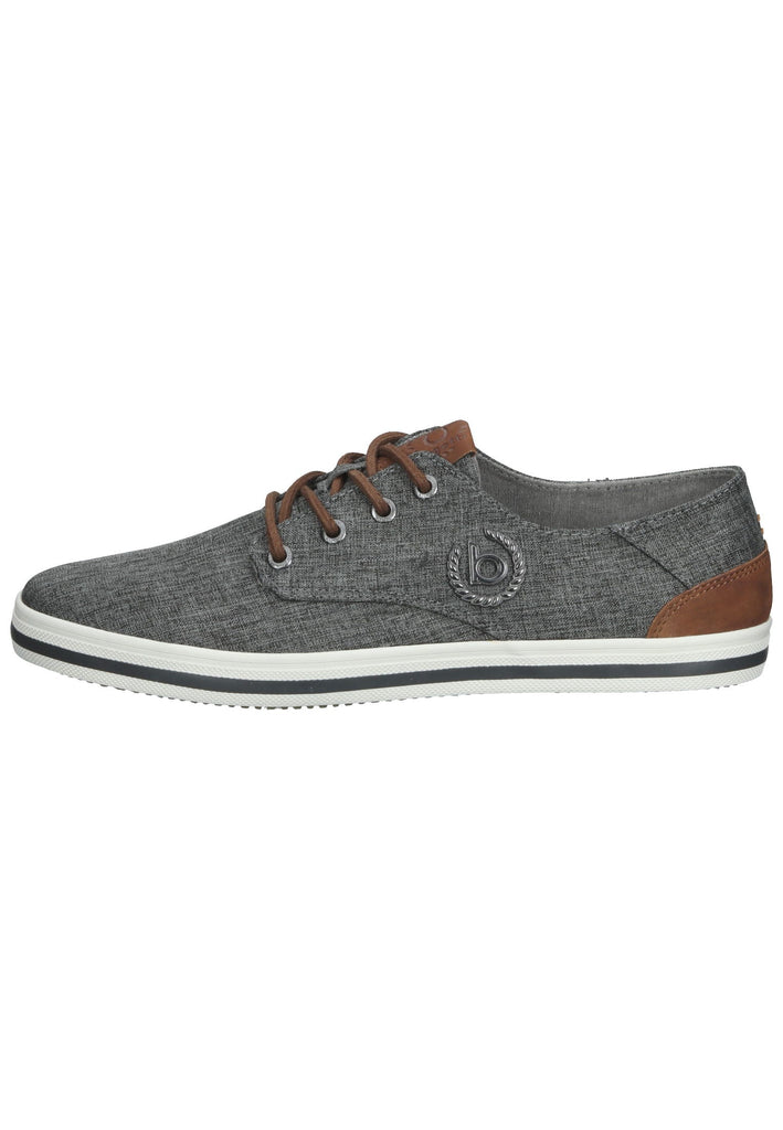 Bugatti Sneaker Lederimitat/Textil Dunkelgrau - surf4shoes