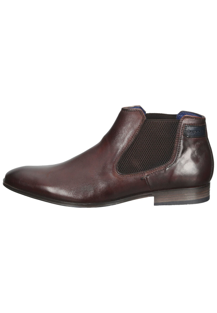 Bugatti Stiefelette Glattleder Braun - surf4shoes