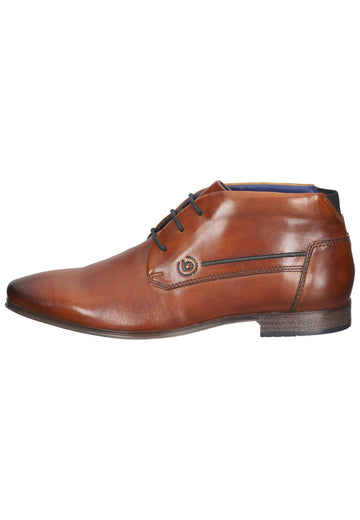 Bugatti Businessschuhe Leder Cognac - surf4shoes