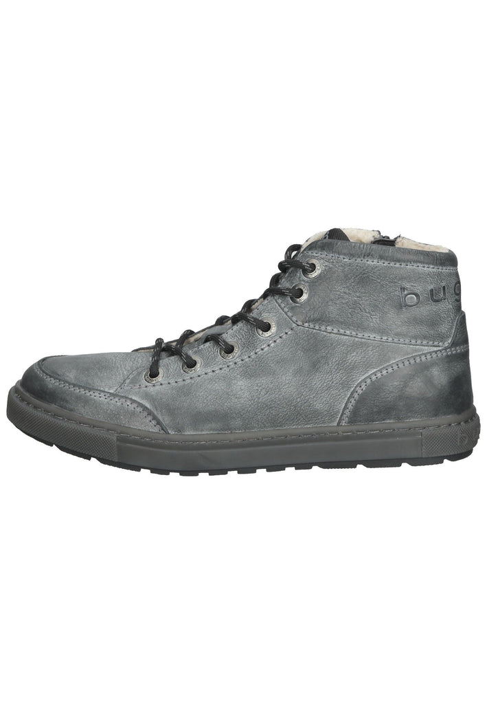 Bugatti Stiefelette Leder Dunkelgrau Warmfutter - surf4shoes