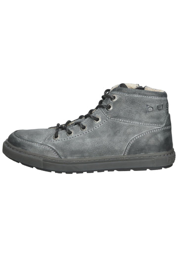 Bugatti Stiefelette Leder Dunkelgrau Warmfutter - surf4shoes