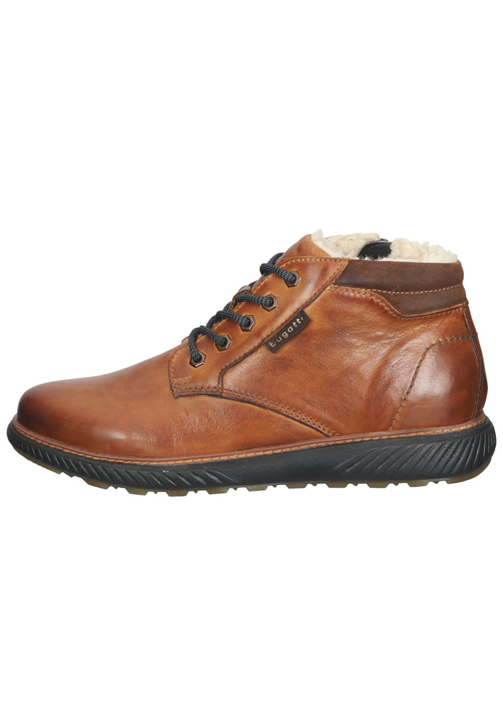 Bugatti Stiefelette Nappaleder Cognac - surf4shoes