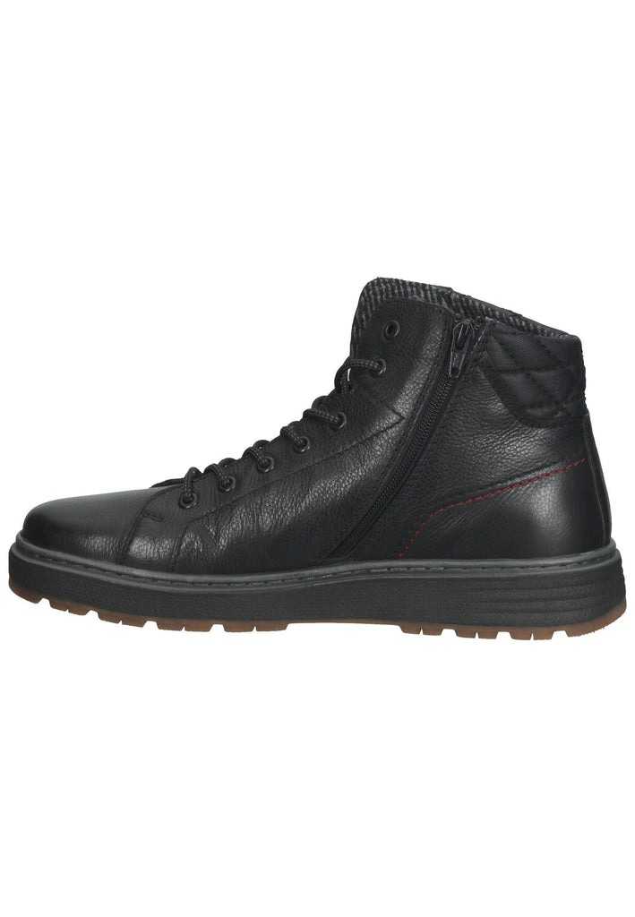 Bugatti Stiefelette Leder Schwarz - surf4shoes
