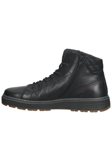 Bugatti Stiefelette Leder Schwarz - surf4shoes