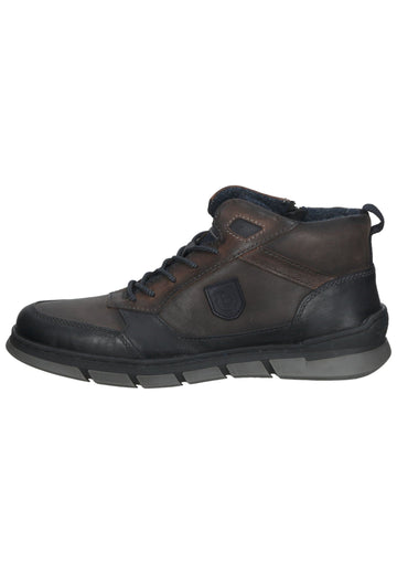 Bugatti Stiefelette Leder/Textil Blau/Grau - surf4shoes