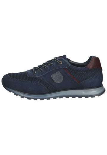 Bugatti Halbschuhe Veloursleder/Textil Blau - surf4shoes