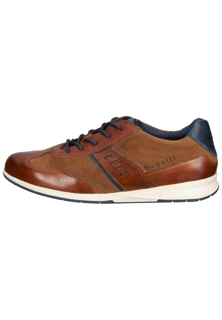 Bugatti Sneaker Glattleder Cognac - surf4shoes