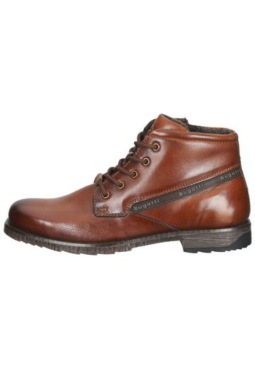 Bugatti Stiefelette Leder Cognac - surf4shoes