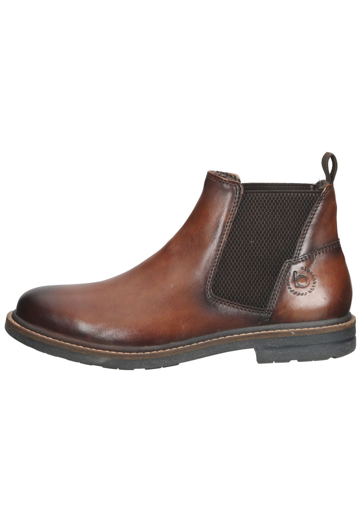 Bugatti Stiefelette Leder/Textil Cognac - surf4shoes