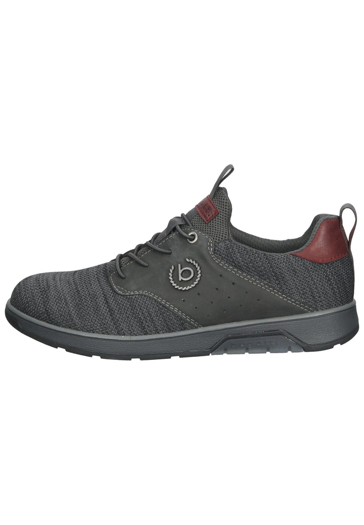 Bugatti Halbschuhe Textil Dunkelgrau - surf4shoes