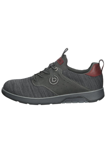 Bugatti Halbschuhe Textil Dunkelgrau - surf4shoes