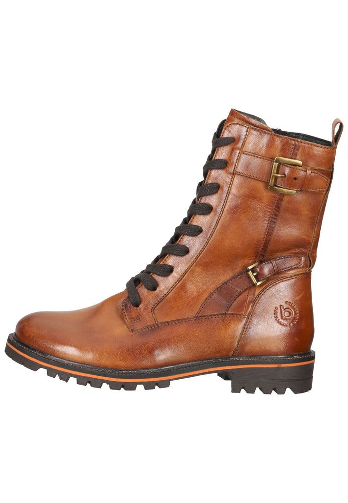 Bugatti Stiefelette Leder Cognac Warmfutter - surf4shoes
