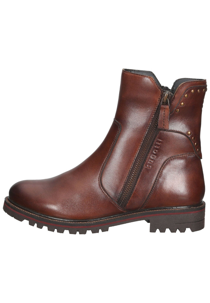Bugatti Stiefelette Leder Braun Warmfutter - surf4shoes