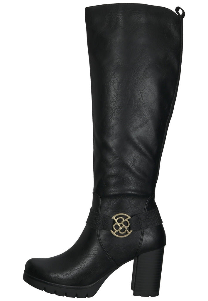 Bugatti Stiefel Lederimitat Croco Black - surf4shoes
