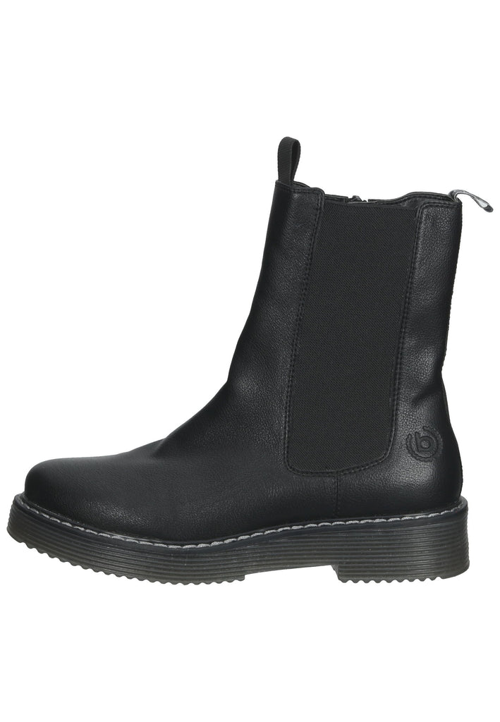 Bugatti Stiefelette Lederimitat/Textil Schwarz - surf4shoes