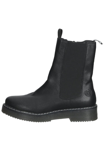 Bugatti Stiefelette Lederimitat/Textil Schwarz - surf4shoes