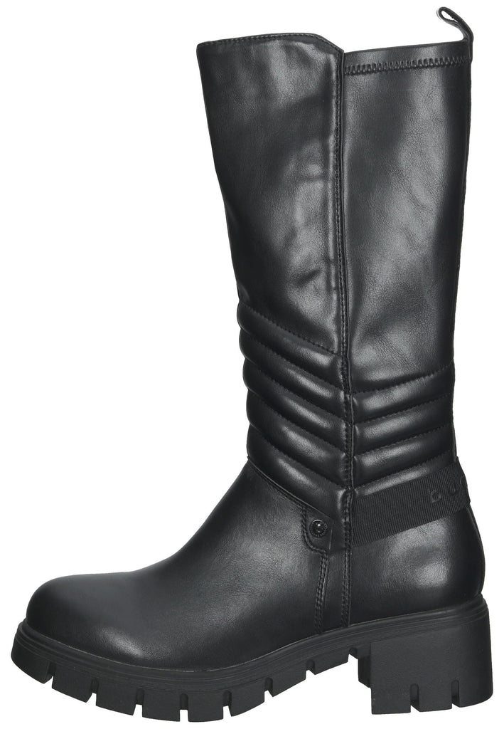 Bugatti Stiefel Lederimitat Schwarz - surf4shoes