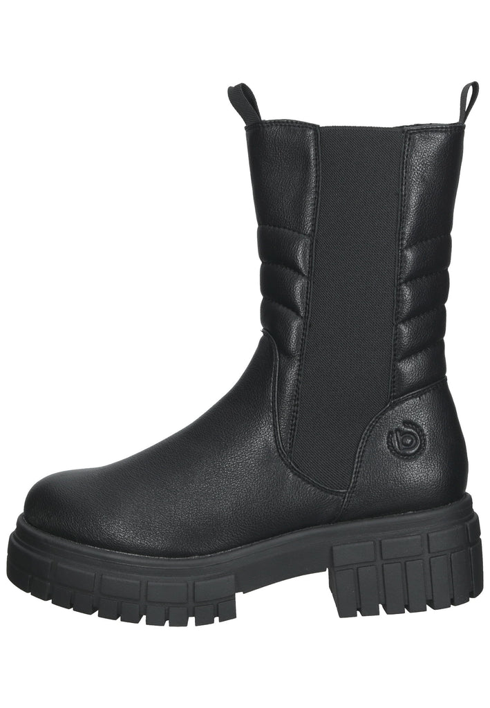 Bugatti Stiefelette Lederimitat/Textil Schwarz - surf4shoes