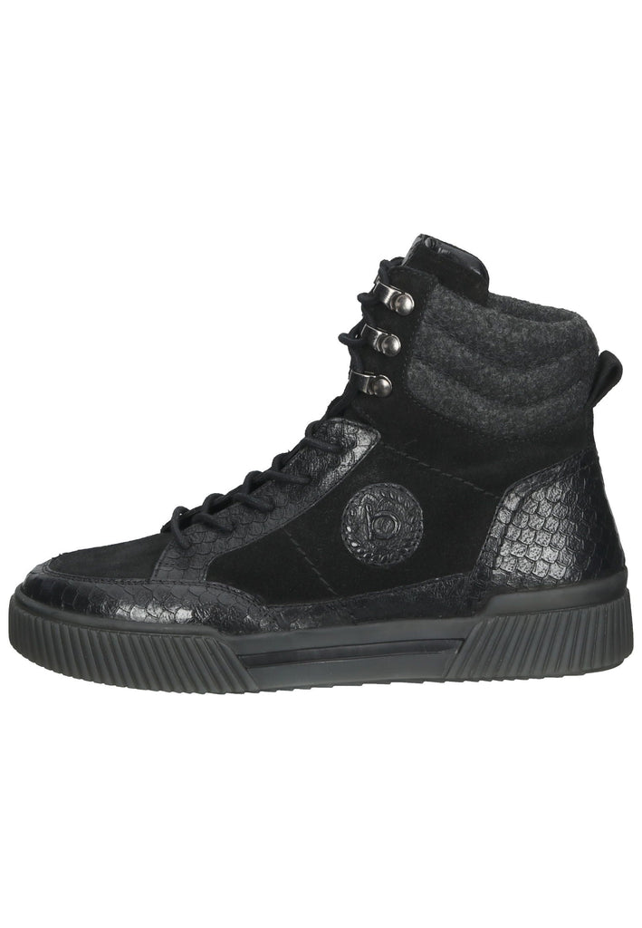Bugatti Sneaker Veloursleder/Textil Schwarz - surf4shoes