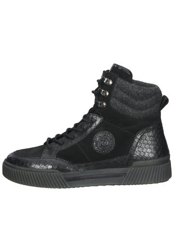 Bugatti Sneaker Veloursleder/Textil Schwarz - surf4shoes