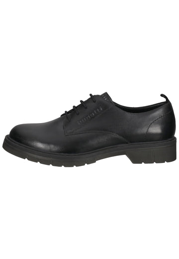 Bugatti Halbschuhe Glattleder Schwarz - surf4shoes