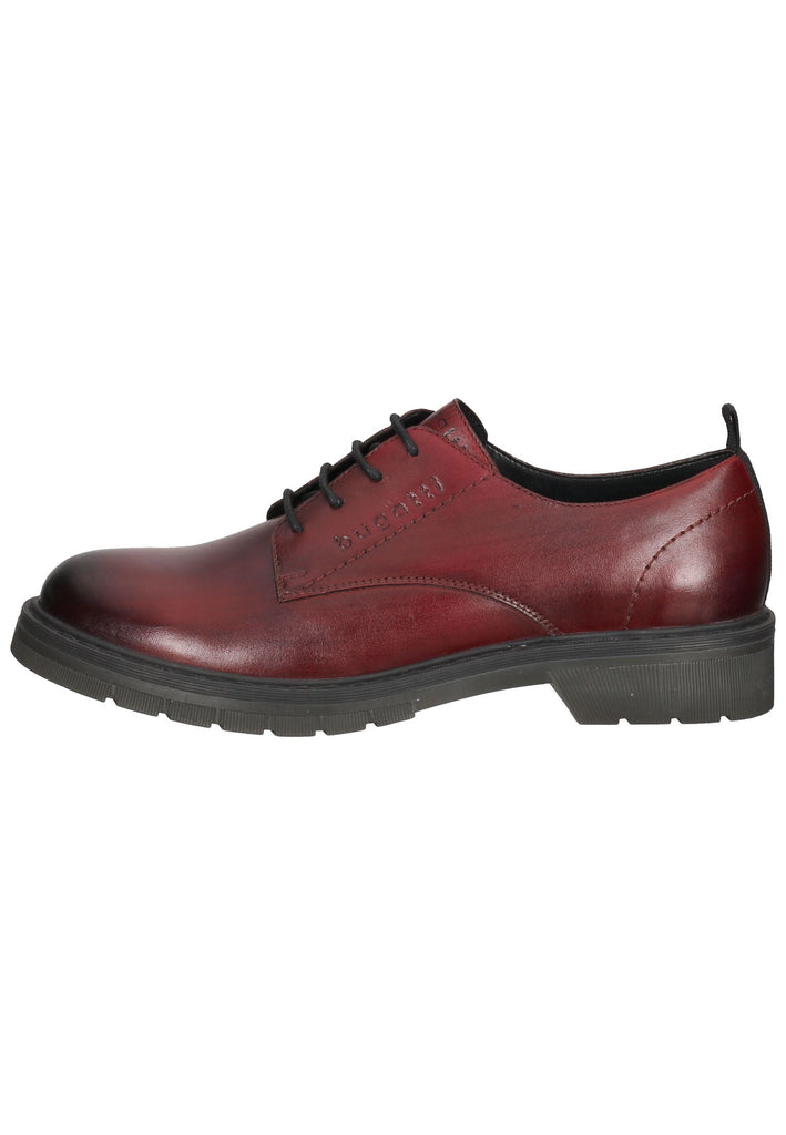 Bugatti Halbschuhe Glattleder Rot - surf4shoes