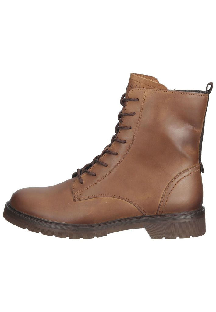 Bugatti Stiefelette Glattleder Cognac - surf4shoes