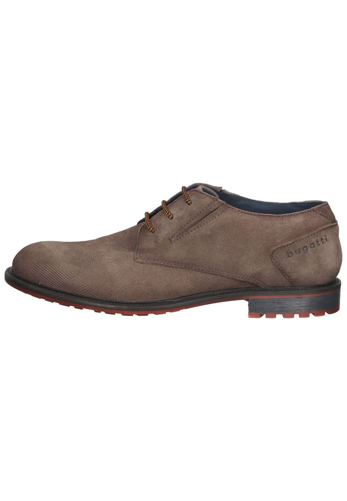 Bugatti Halbschuhe Leder Dunkelgrau - surf4shoes