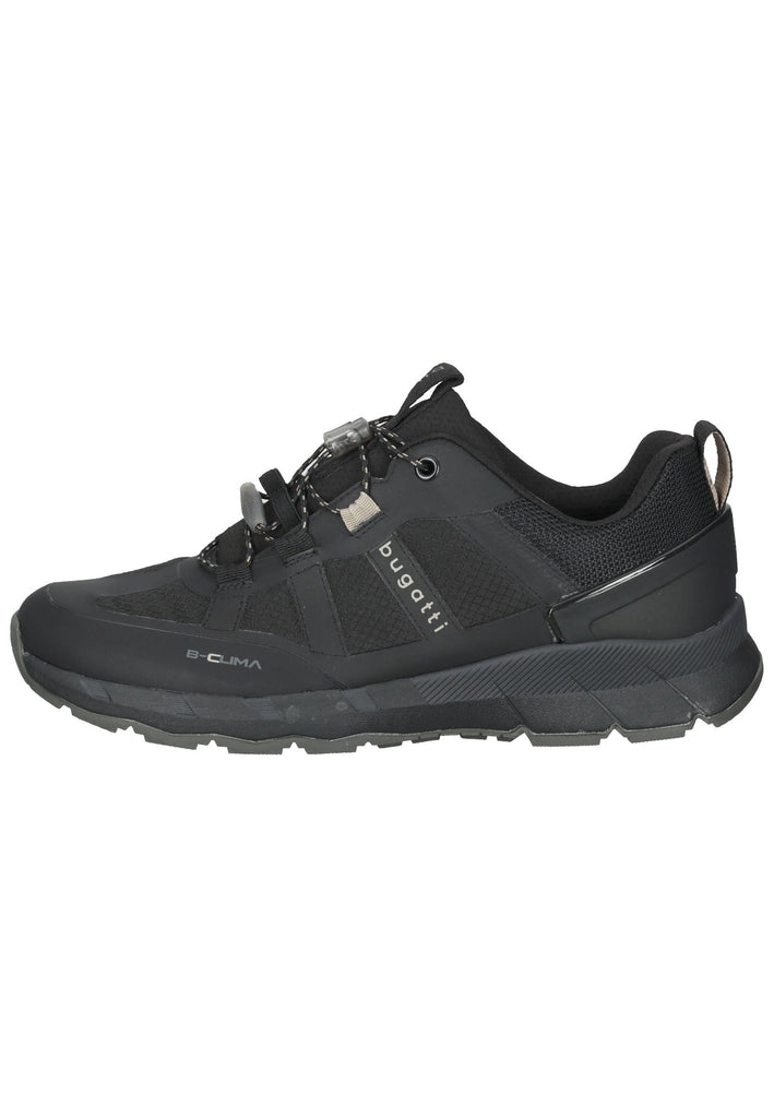 Bugatti Halbschuhe Lederimitat Schwarz - surf4shoes